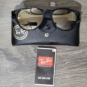 New Ray Ban Erica Polarized Mirrored Sunglasses Luxotica lenses with case